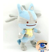 Officiële Pokemon center knuffel Ditto transform Lucario +/- 19cm